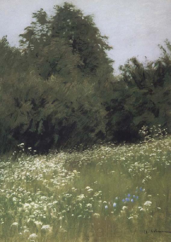 Levitan, Isaak Meadow at the forest edge